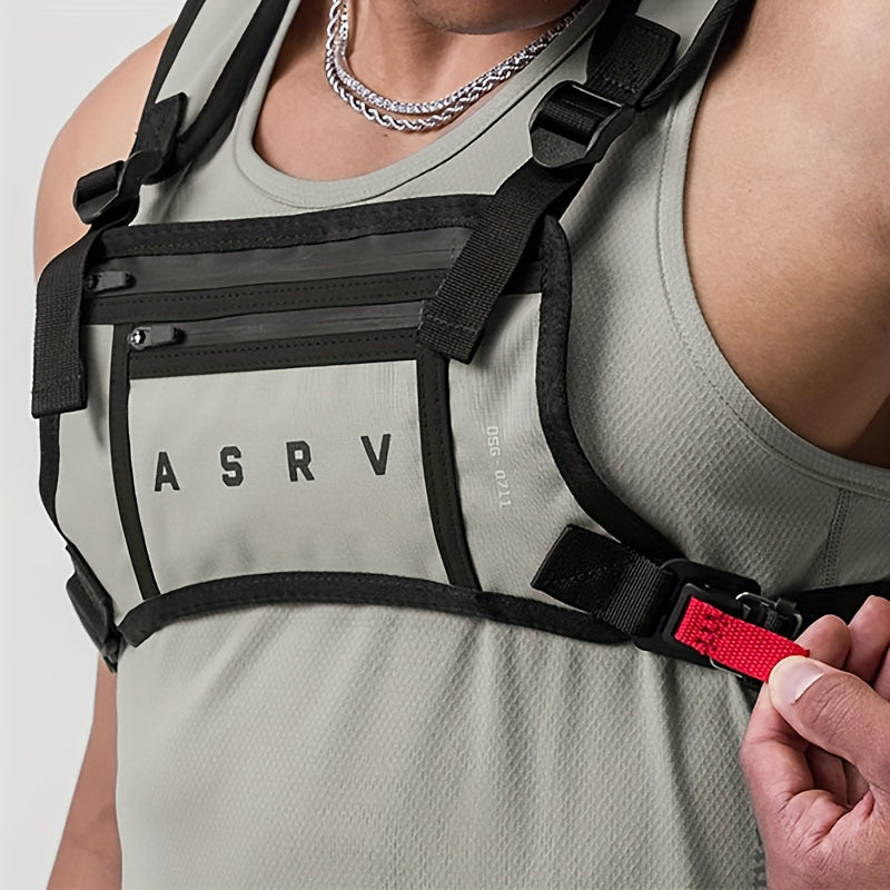 Versatile, Durable Sports Chest Rig – Water-Resistant, Zip-Secure, Lightweight Adventure & Fitness Bag