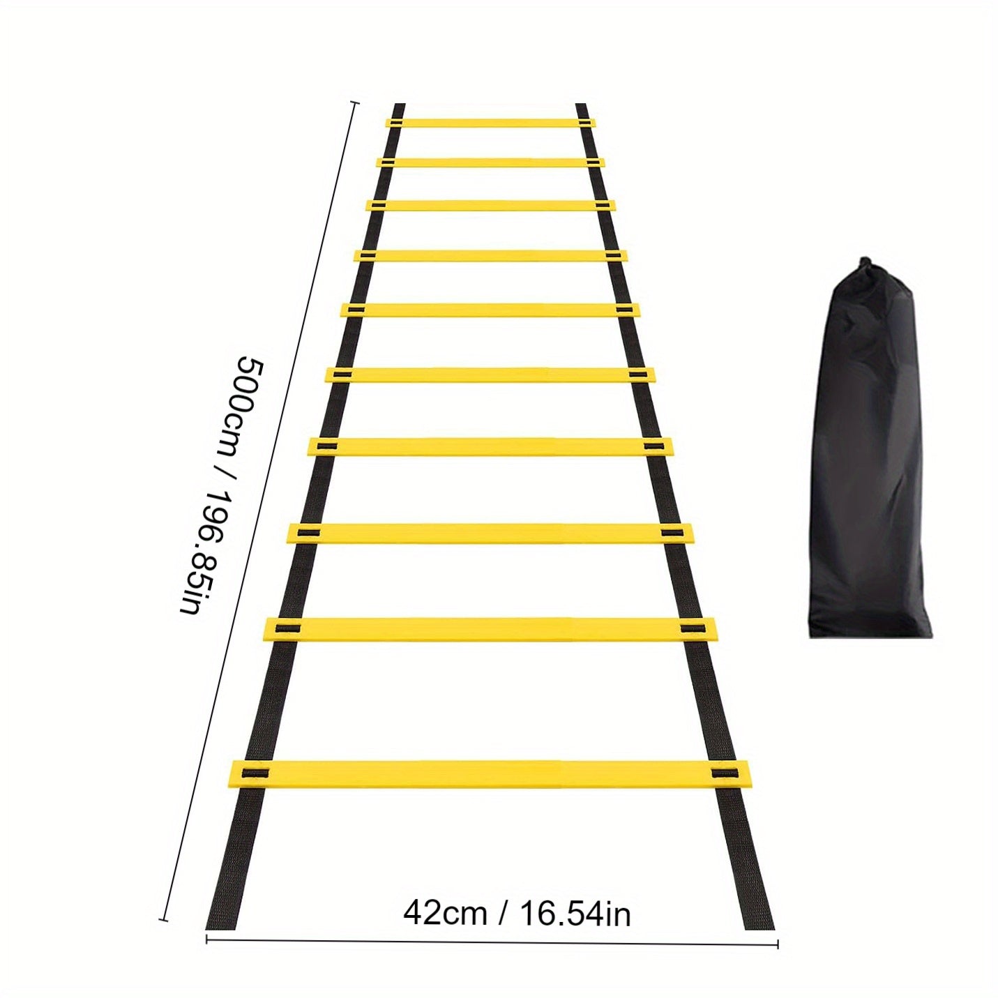 Agility Ladder With Storage Bag Speed Training Equipment