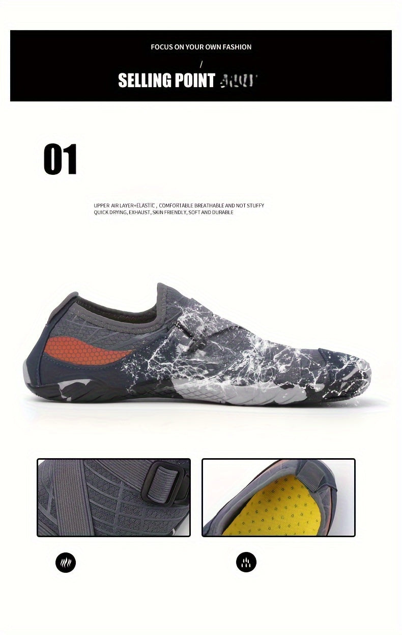 Barefoot Water Shoes - Quick Dry, Non Slip, Breathable, Lightweight, Ideal for Beach, Pool, Yoga, Swimming, Surfing, Trekking, Hiking, and Outdoor Activities in Spring and Summer