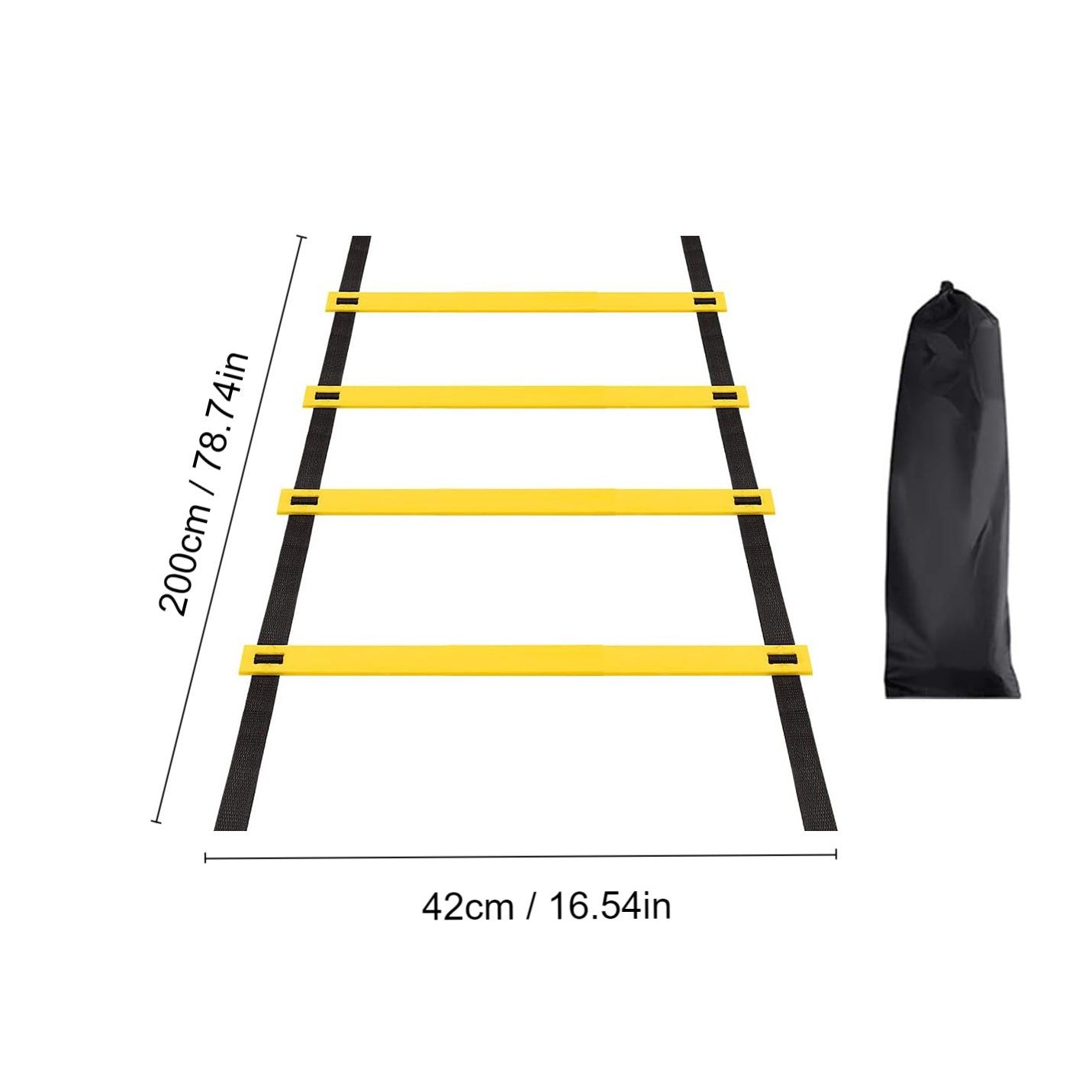 Agility Ladder With Storage Bag Speed Training Equipment