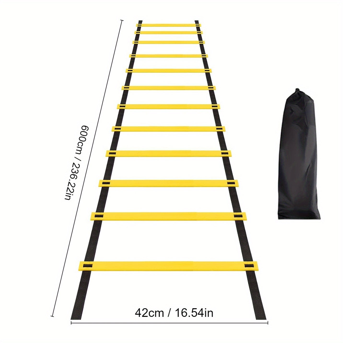 Agility Ladder With Storage Bag Speed Training Equipment