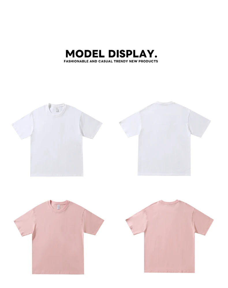 Oversized Summer T shirts for Women Men Brown Casual Female Korean Streetwear Tees Unisex Basic Solid Young Cool T