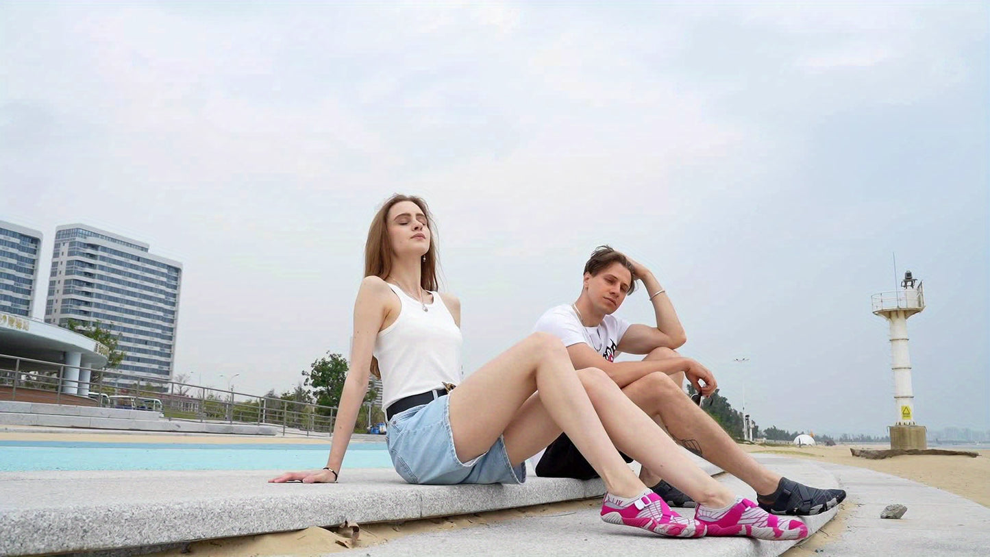 Barefoot Water Shoes - Quick Dry, Non Slip, Breathable, Lightweight, Ideal for Beach, Pool, Yoga, Swimming, Surfing, Trekking, Hiking, and Outdoor Activities in Spring and Summer